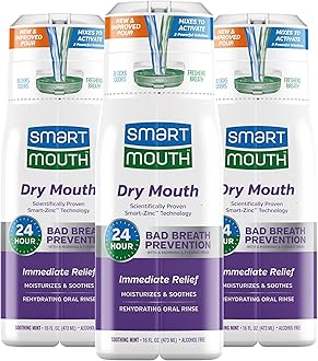 Dry Mouth Activated Rehydrating Mouthwash, 16 fl oz Each, 3 Pack