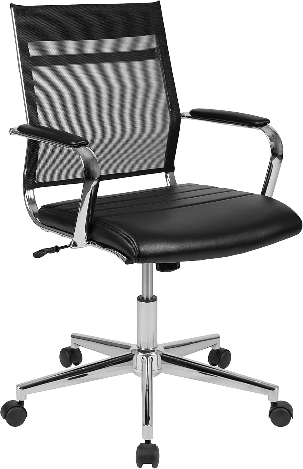 Flash Furniture Hansel MidBack Black Mesh Contemporary