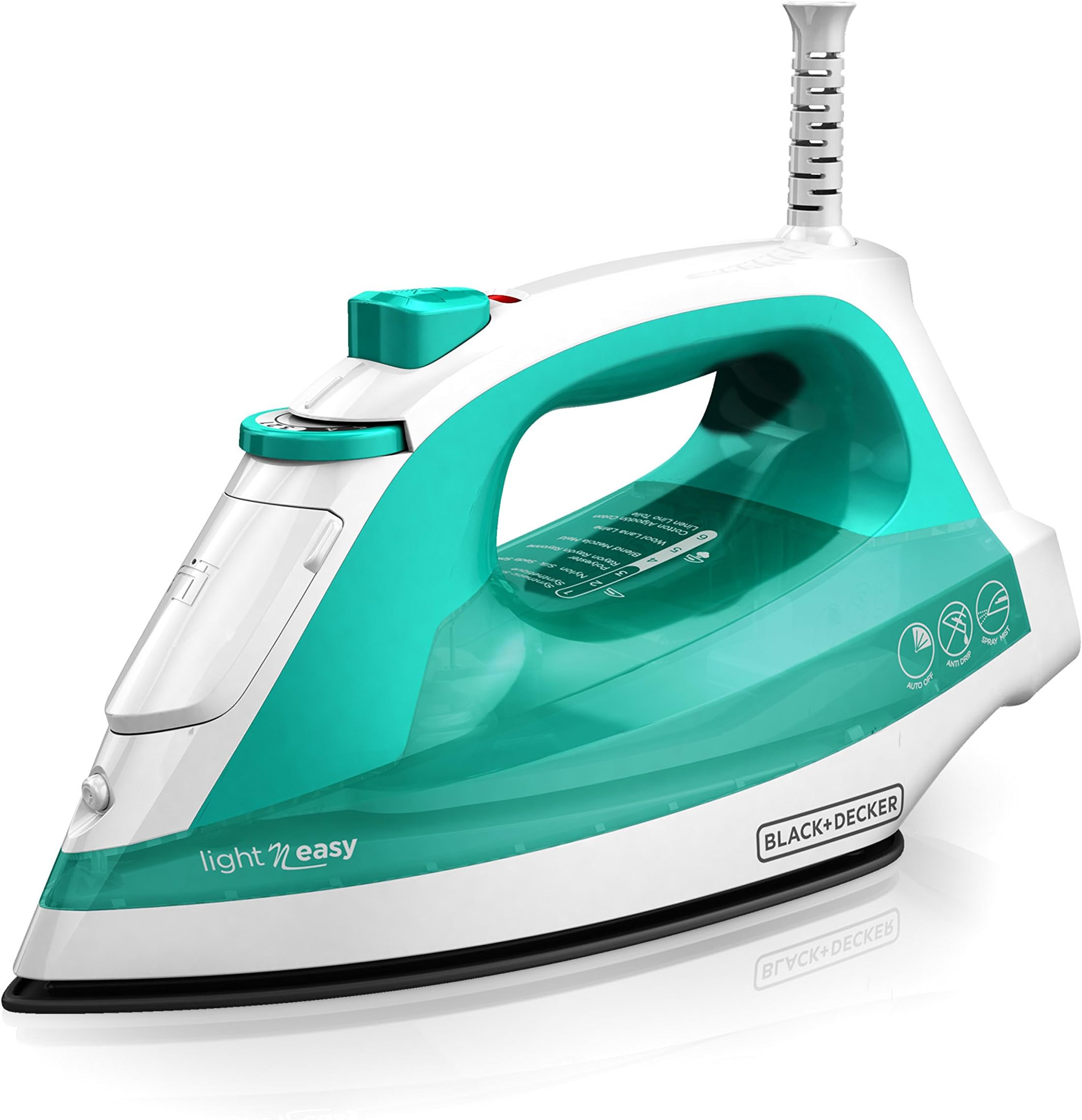 IR1010 Light 'N Easy Compact Steam Iron, Teal