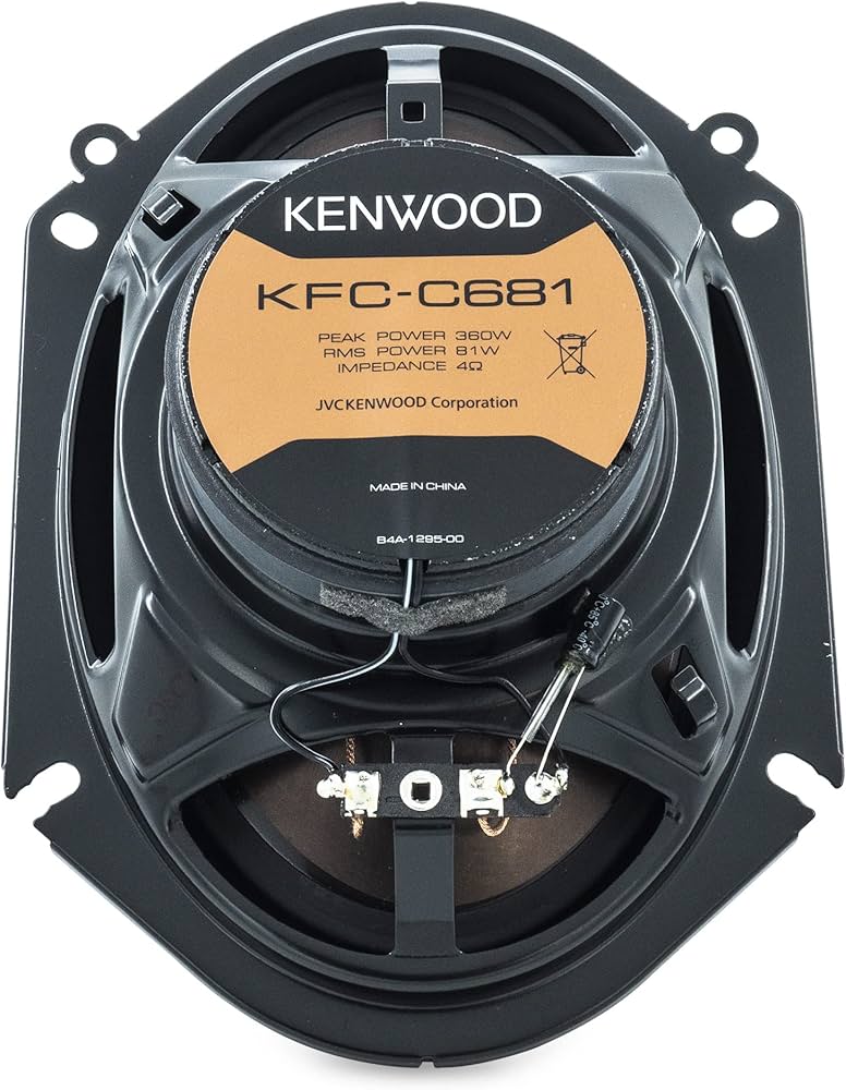 KENWOOD KFC-C681 6 X 8 -Inch 2-Way, Concert Series Car Audio