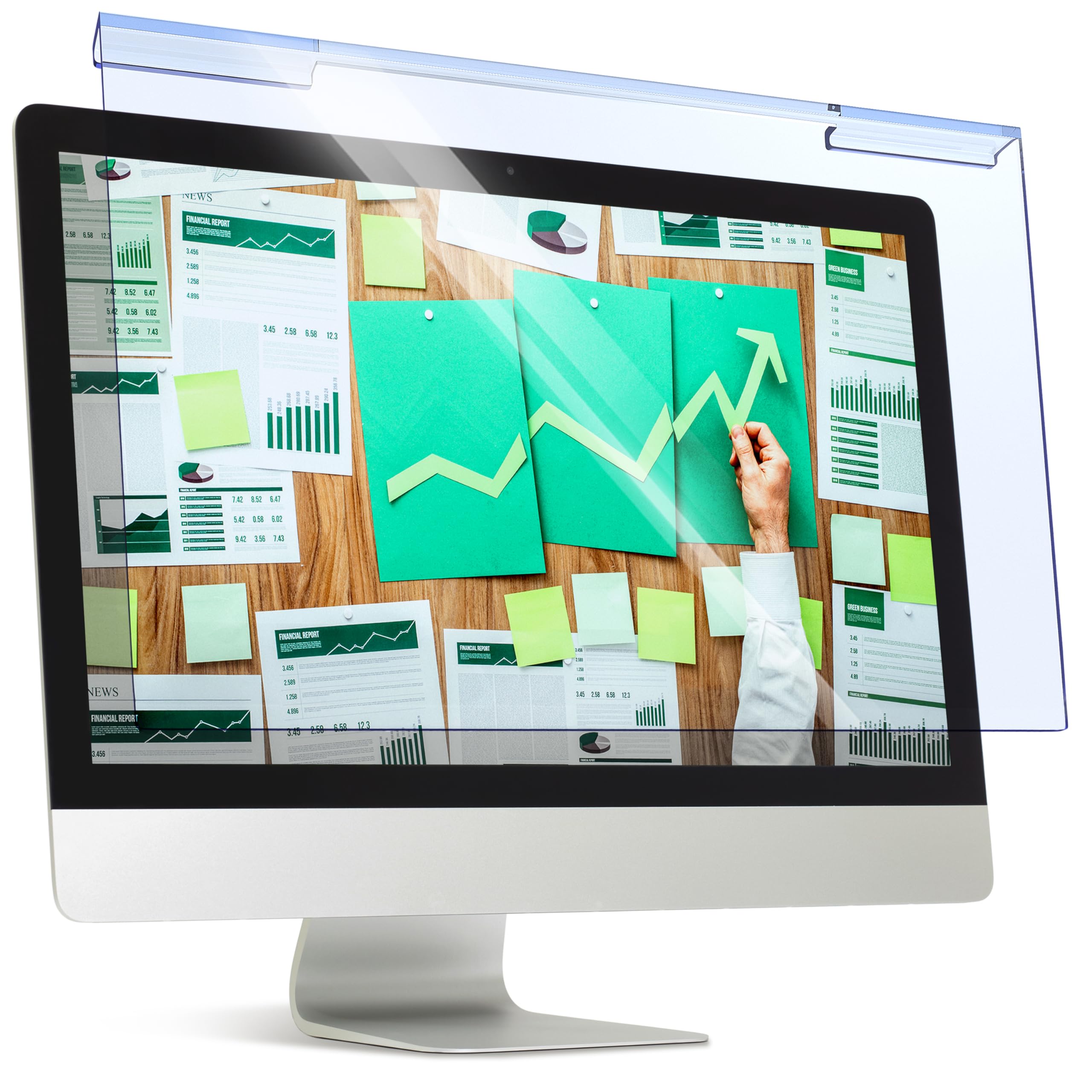 VINTEZ Blue Light Screen Protector Compatible With iMac 27 Inch (2012-2020) – Anti-UV Blue Light Blocking Film for Desktop PC, Eye Protection Filter,