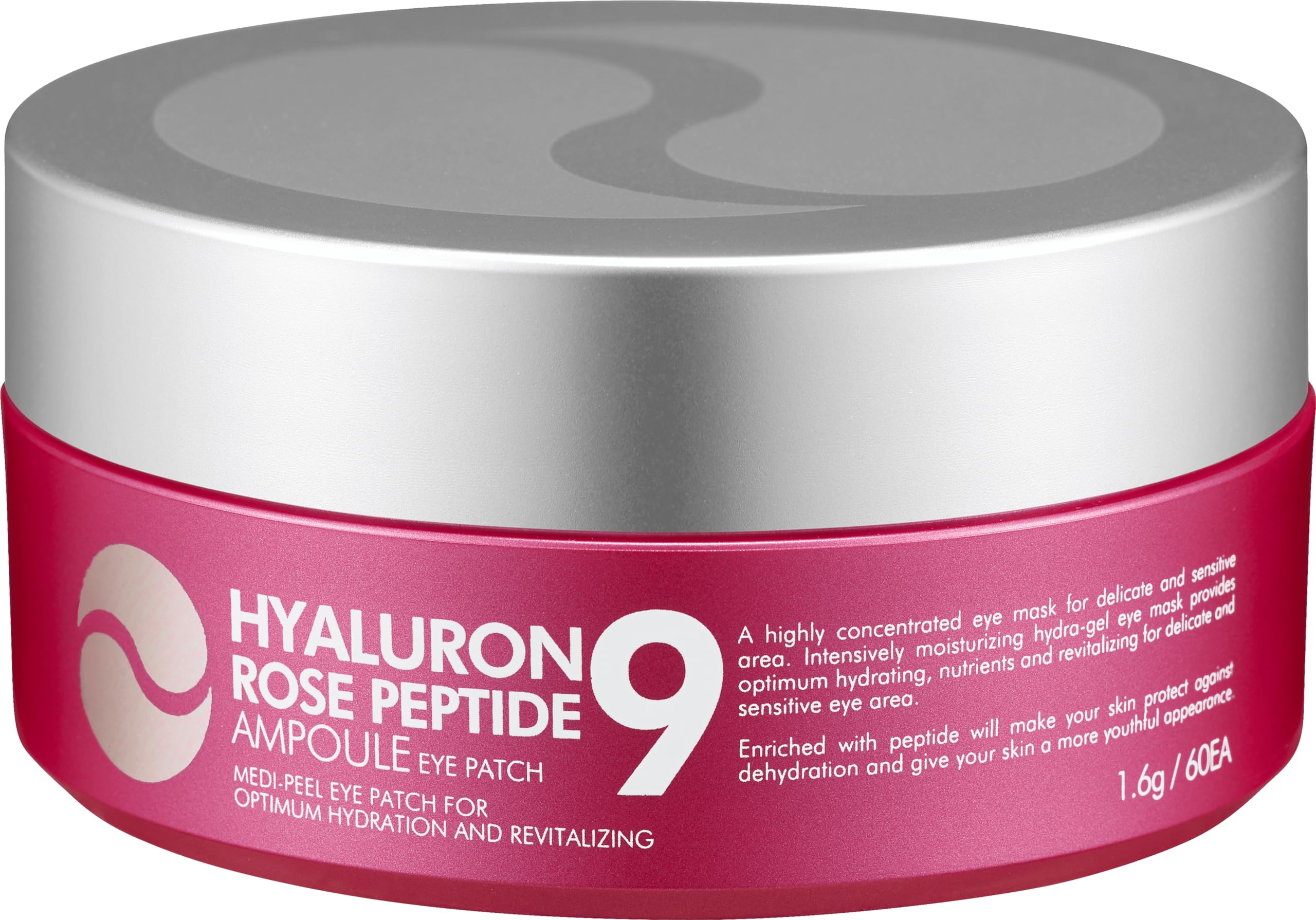 Hyaluron Rose Peptide 9 Ampoule Eye Patch 60 PCS