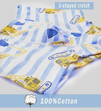 Boboking Boys Soft Boxer Briefs Dinosaur Shark Toddler Kids Underwear 2-12 Years