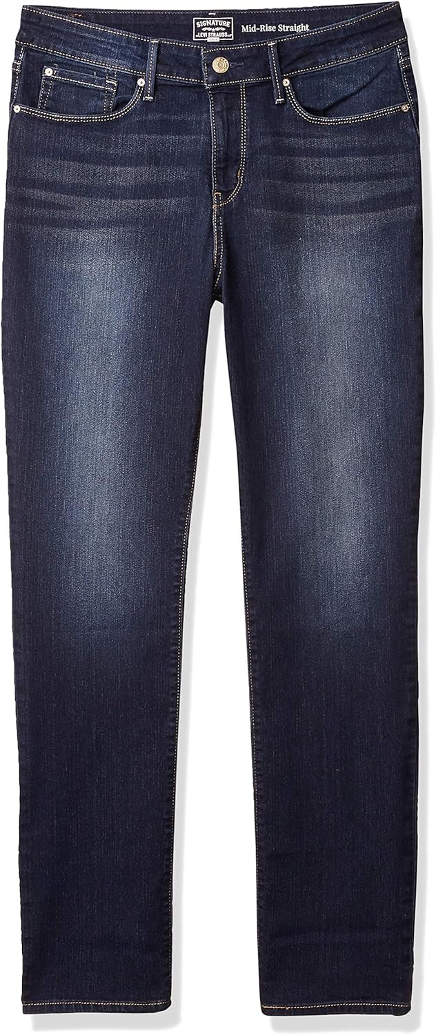 Signature by Levi Strauss & Co. Gold Women's Plus-Size Modern Straight Jeans - Image 6