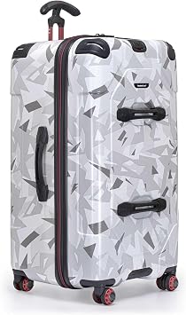 Travelers Choice Maxporter II Polycarbonate Hardside Trunk with Spinner Wheels, White Camo, 31-Inch Large Trunk