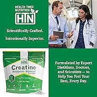 Vista 7 de Health Thru Nutrition Creatine Monohydrate Micronized Powder – 500g Pure Unflavored – 5g Per Scoop – Workout Support, Muscle Fuel and Recovery Bulk