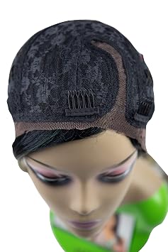 Zury Sis الاصطناعية غير مرئية الجزء العلوي من الدانتيل الأمامي - H-ARI 24 (1 Jet Black)