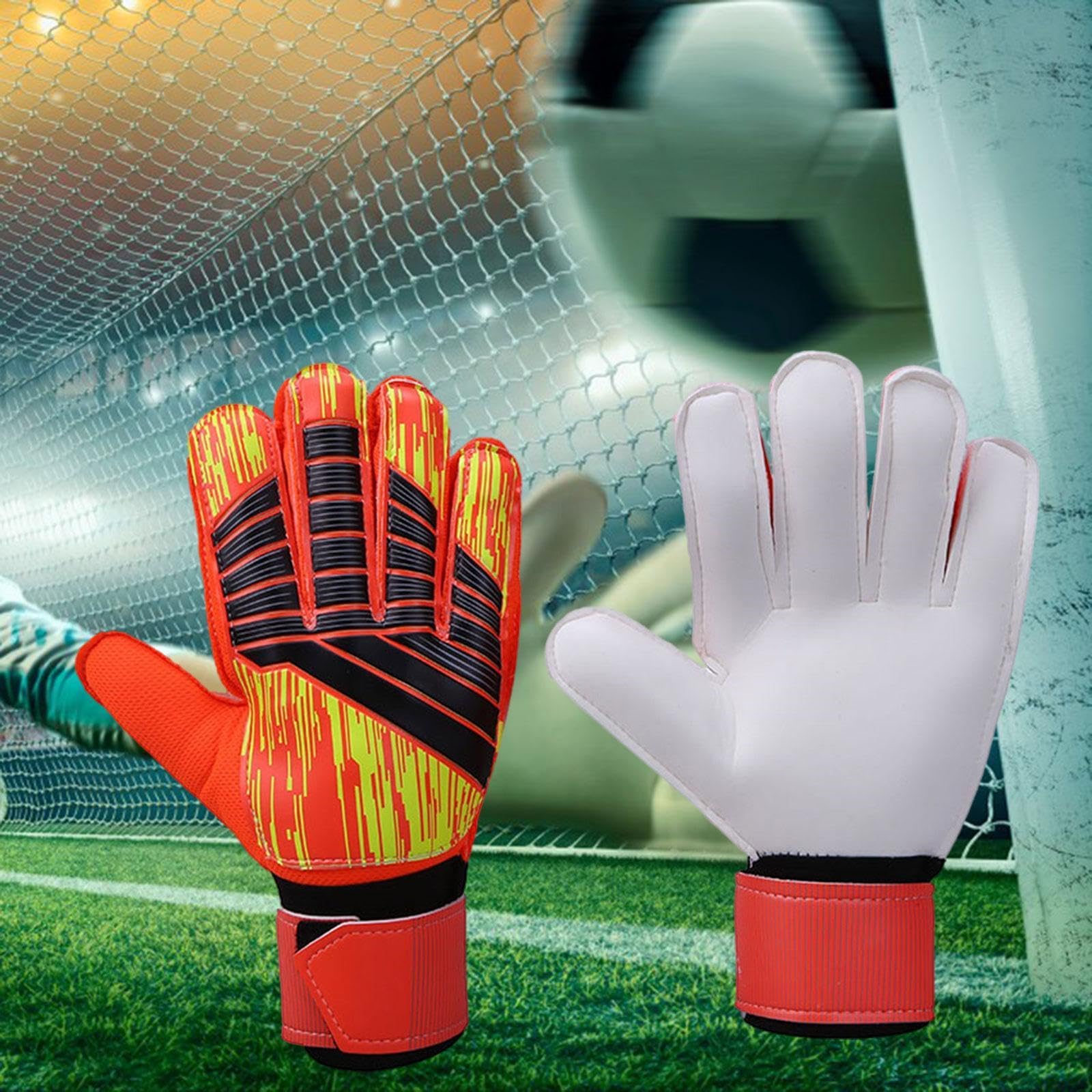 BNF® Goalkeeper Gloves Antislip Finger Protection Men Women Stylish Goalie Gloves 9cm Orange Sporting Goods | Team Sports | Soccer | Clothing, Shoes & Accessories | Gloves-image-32
