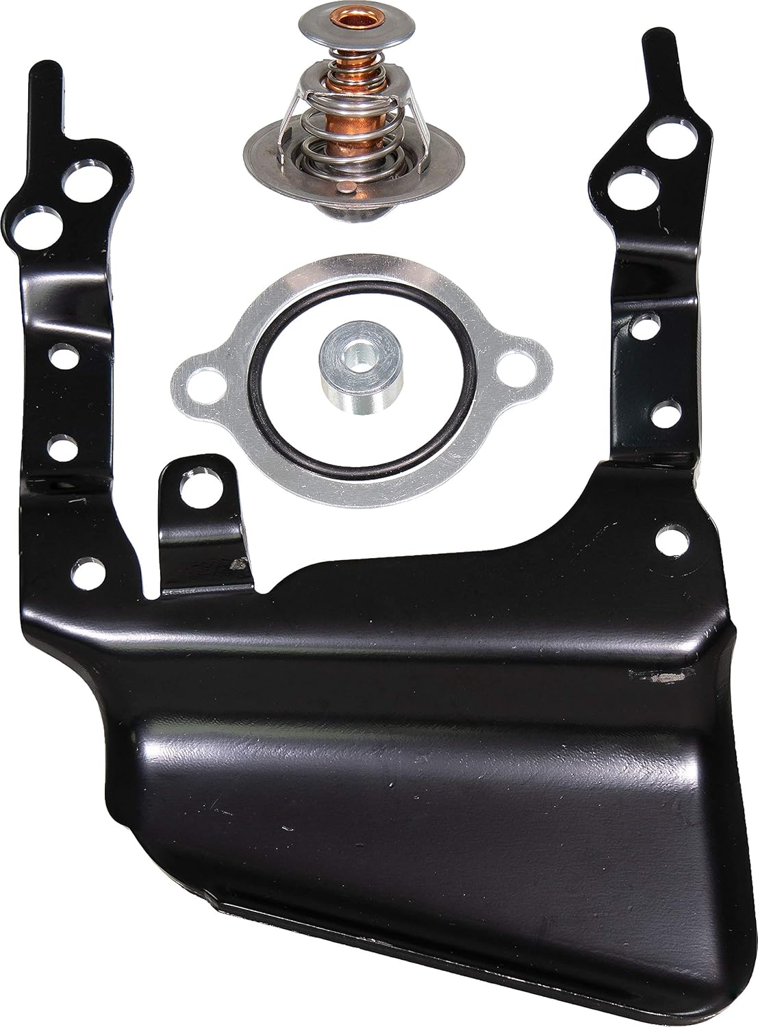 APDTY 726286 Intake Manifold Kit w/Gaskets & Thermostat Improved Aluminum Design