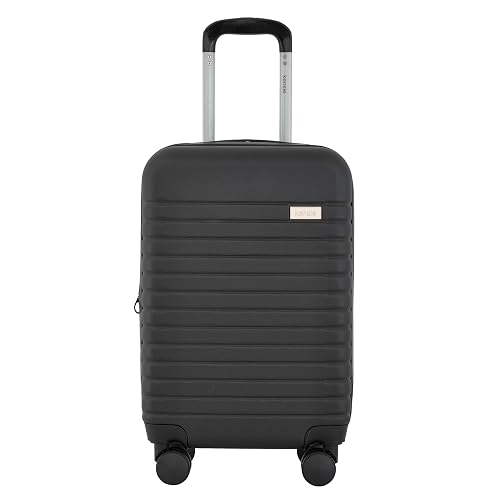 kensie 22' Graceful Hardside Carry-On Luggage, Black