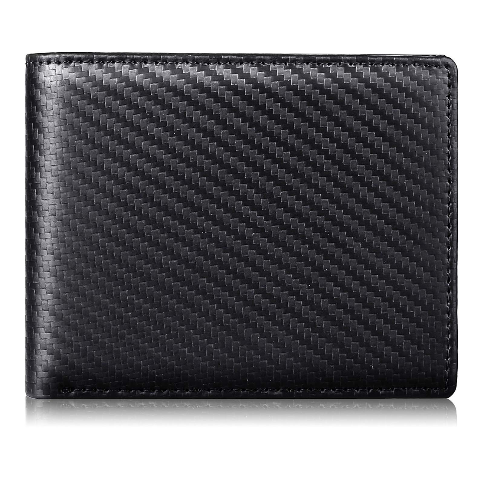 Buy Mens Wallet RFID Genuine Leather Slim Bifold Wallets For Men