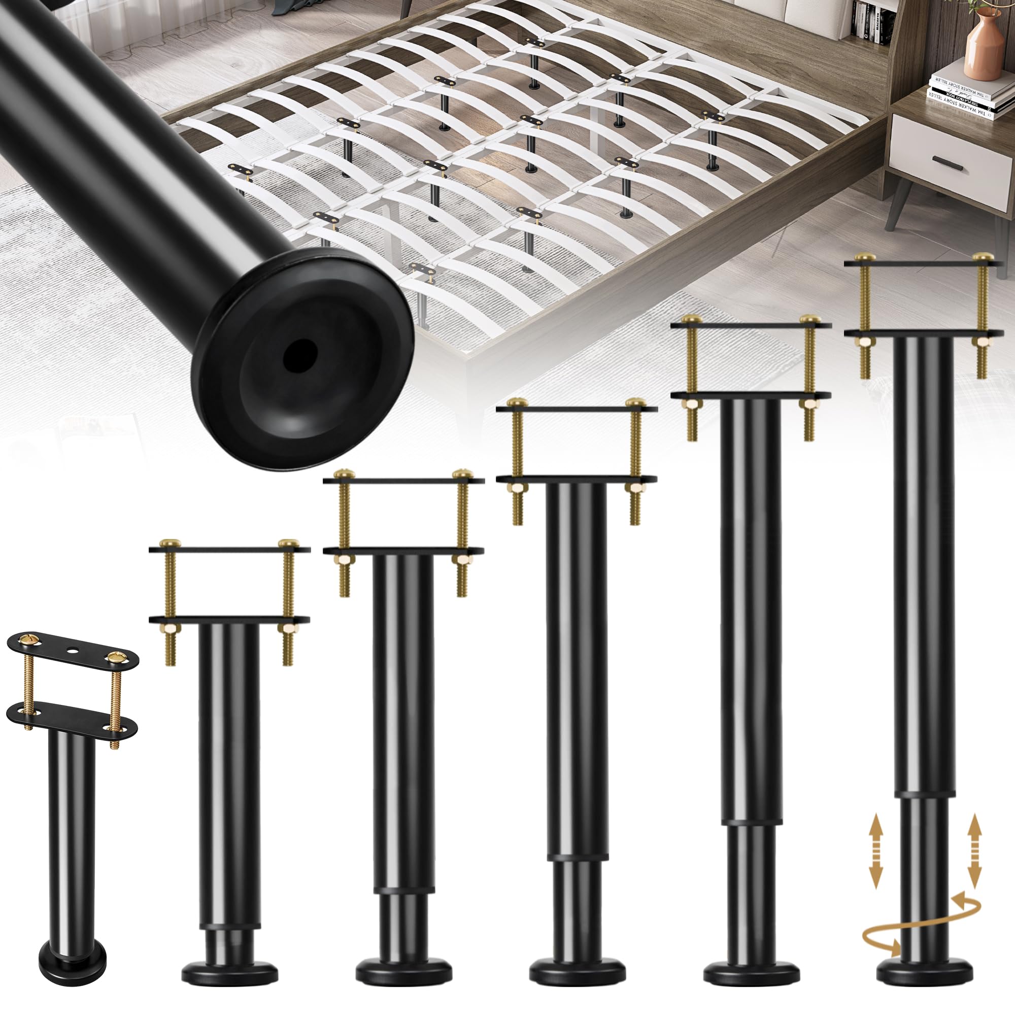 Laowu 6-Pack Adjustable Legs