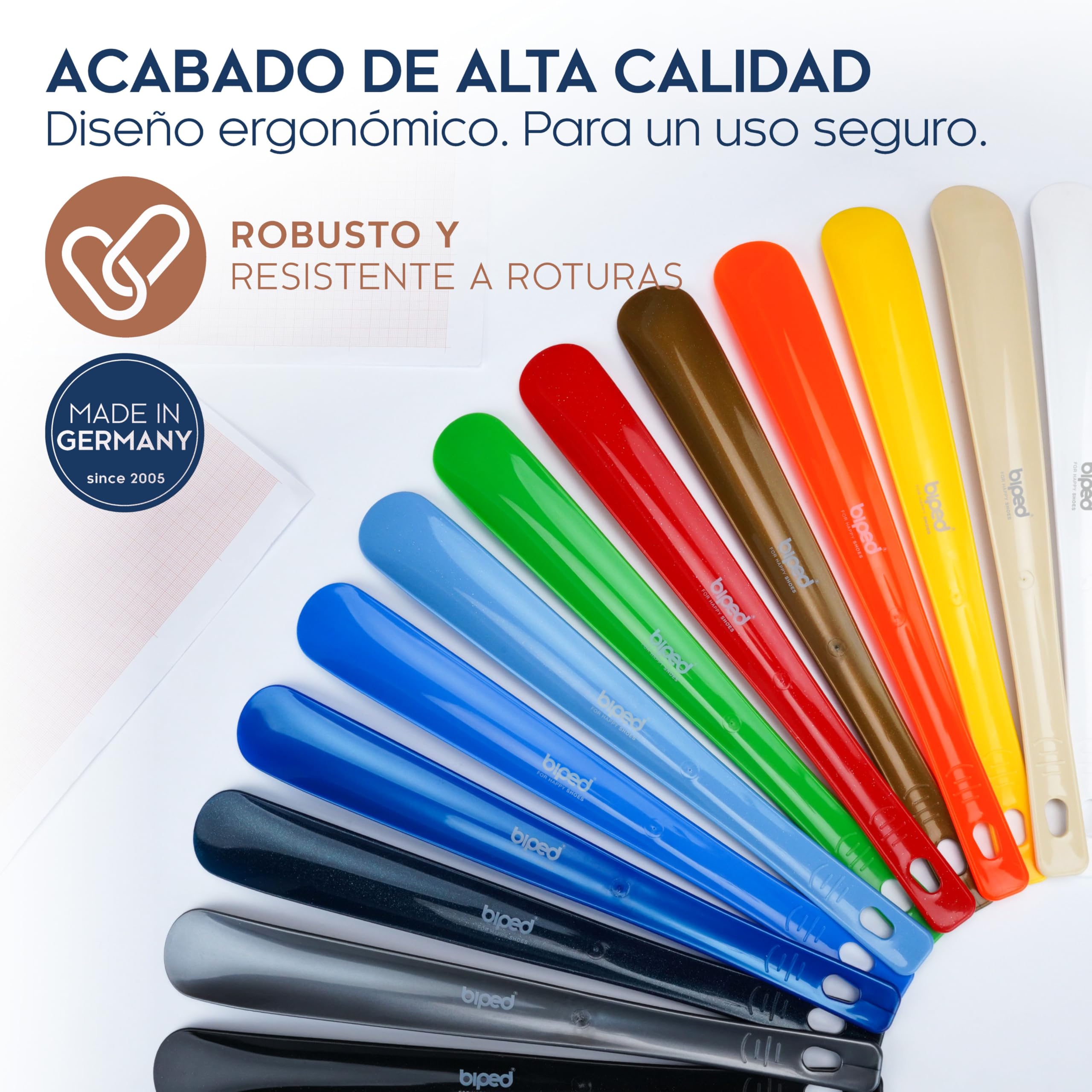 Calzador plastico 35 cm con agujero para colgar z1555(antracita metalizado)
