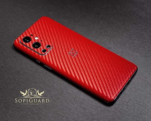 Miniatura 2 de SopiGuard Skin for DJI Mavic Air 2s Juego completo de calcomanías de vinilo de precisión + controlador + 3 fundas de batería (rojo carbón)