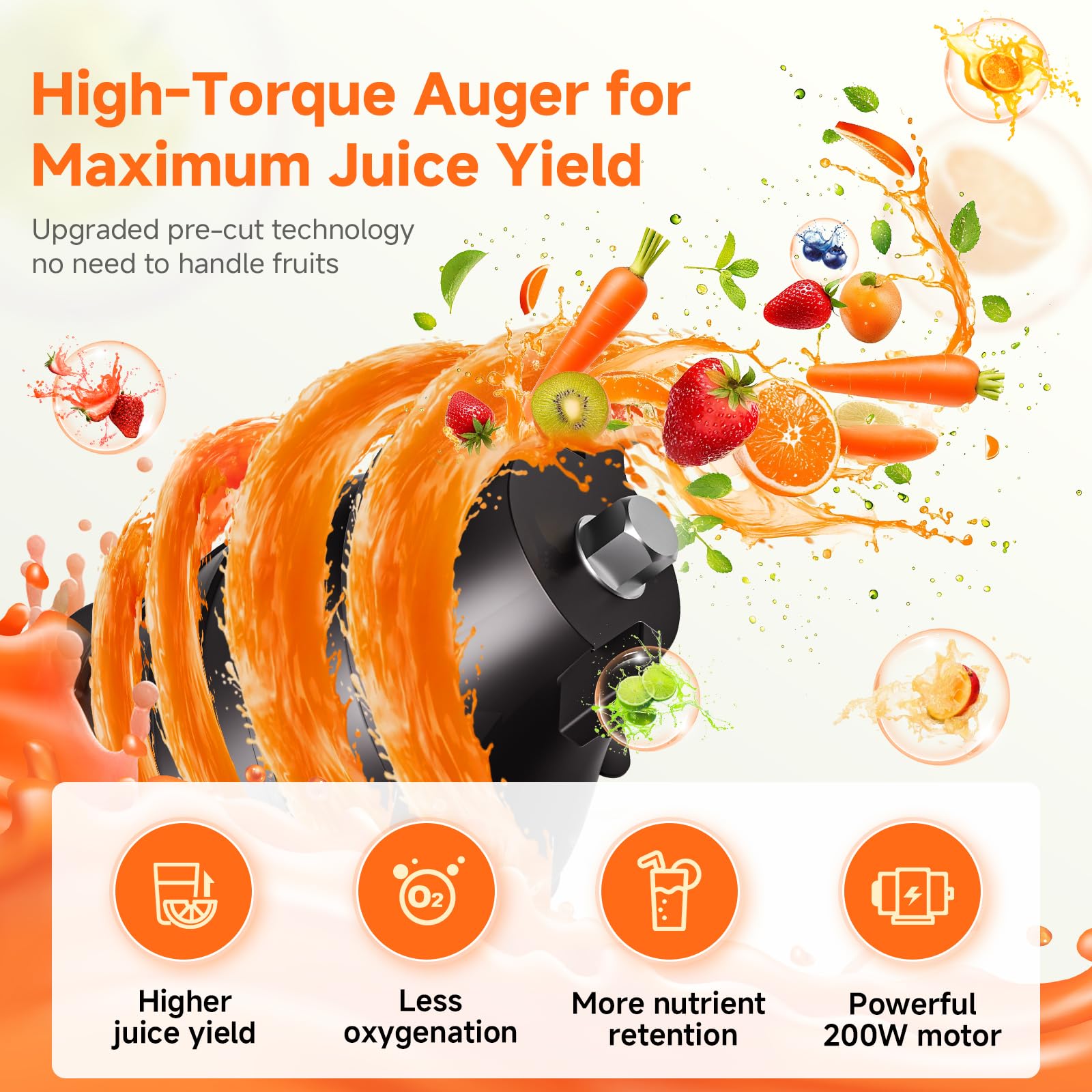 Cold Press Juicer Machines with 5.4