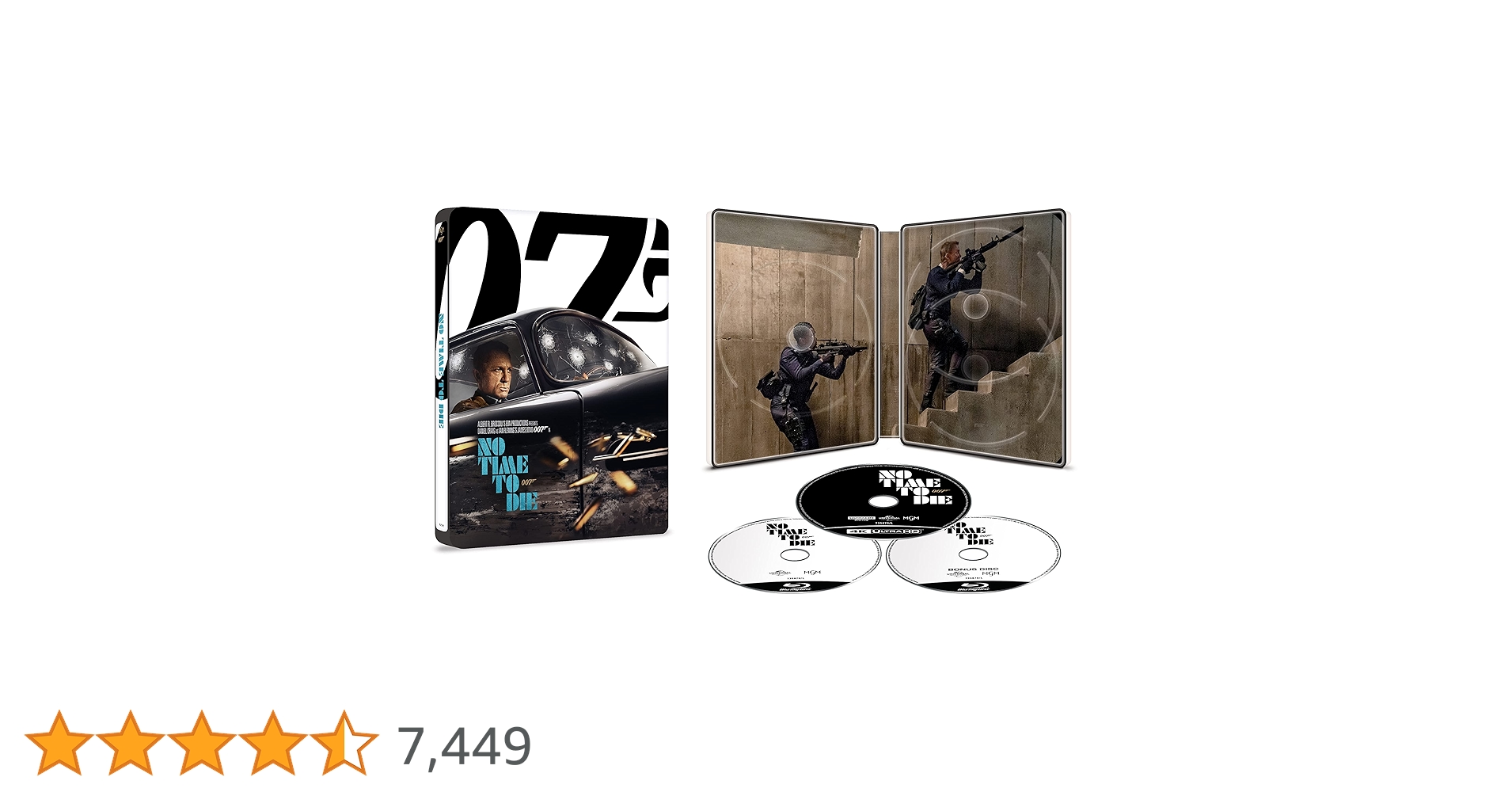 007 No Time To Die 【限定盤 Amazon限定　ゴールドLP】 007 No Time To Die 【限定盤 Amazon限定 ゴールドLP】 レコード