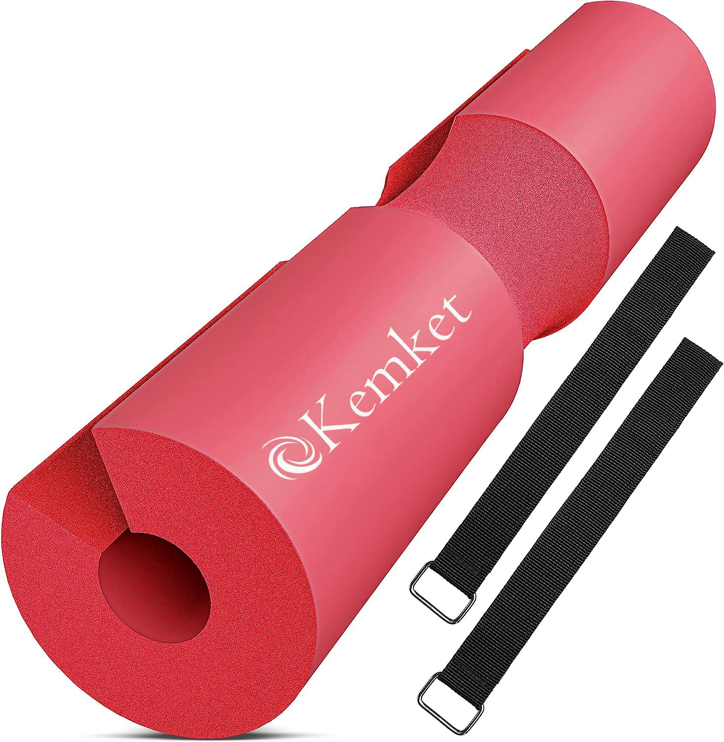 Barbell Squat Pad - Neck & Shoulder Protective Pad with Securing Straps 44cm*9cm - Support for Weight Lifting, Squats, Lunges & Hip Thrusts