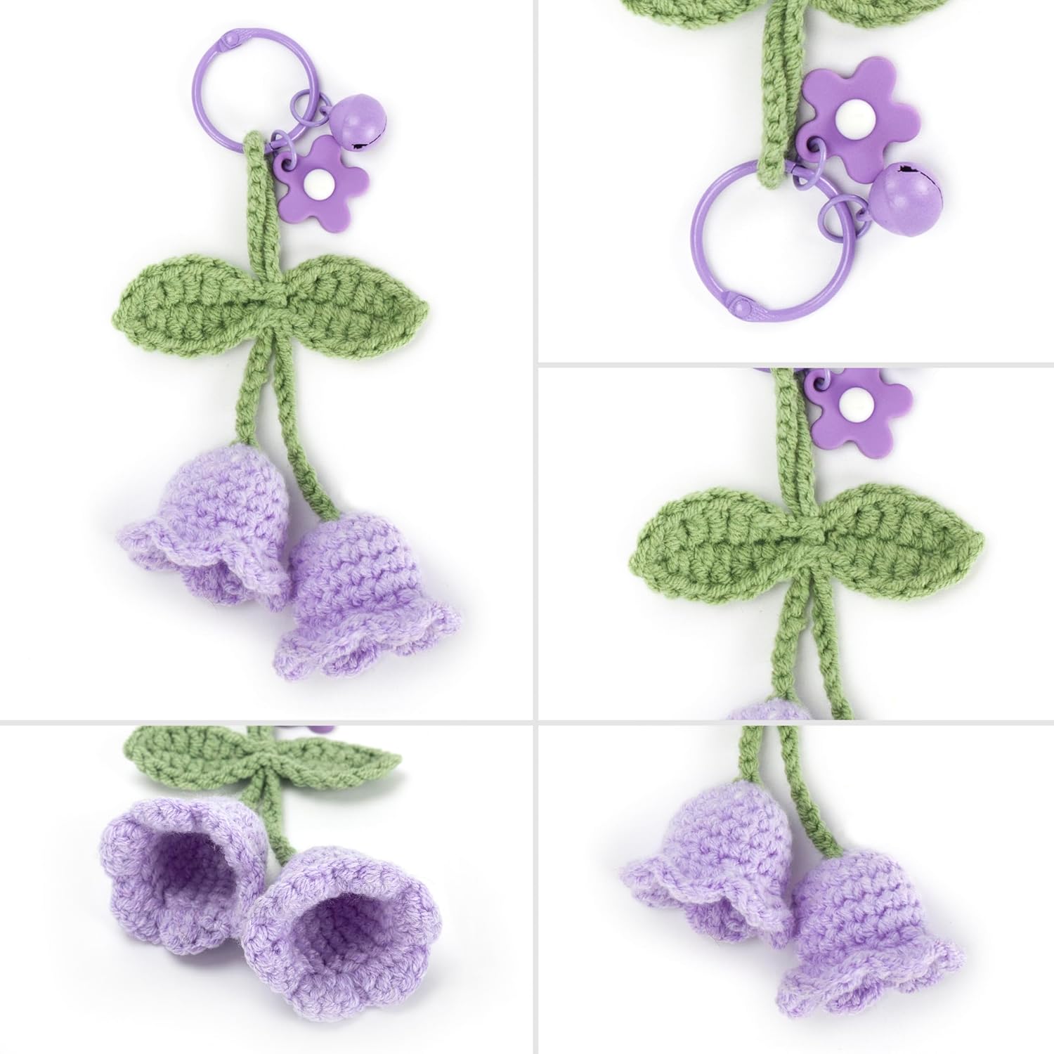 Boho Tassel Keychain for Women Charm Keychain for Car Key Ring Pendant Purse Bag Decor image 4