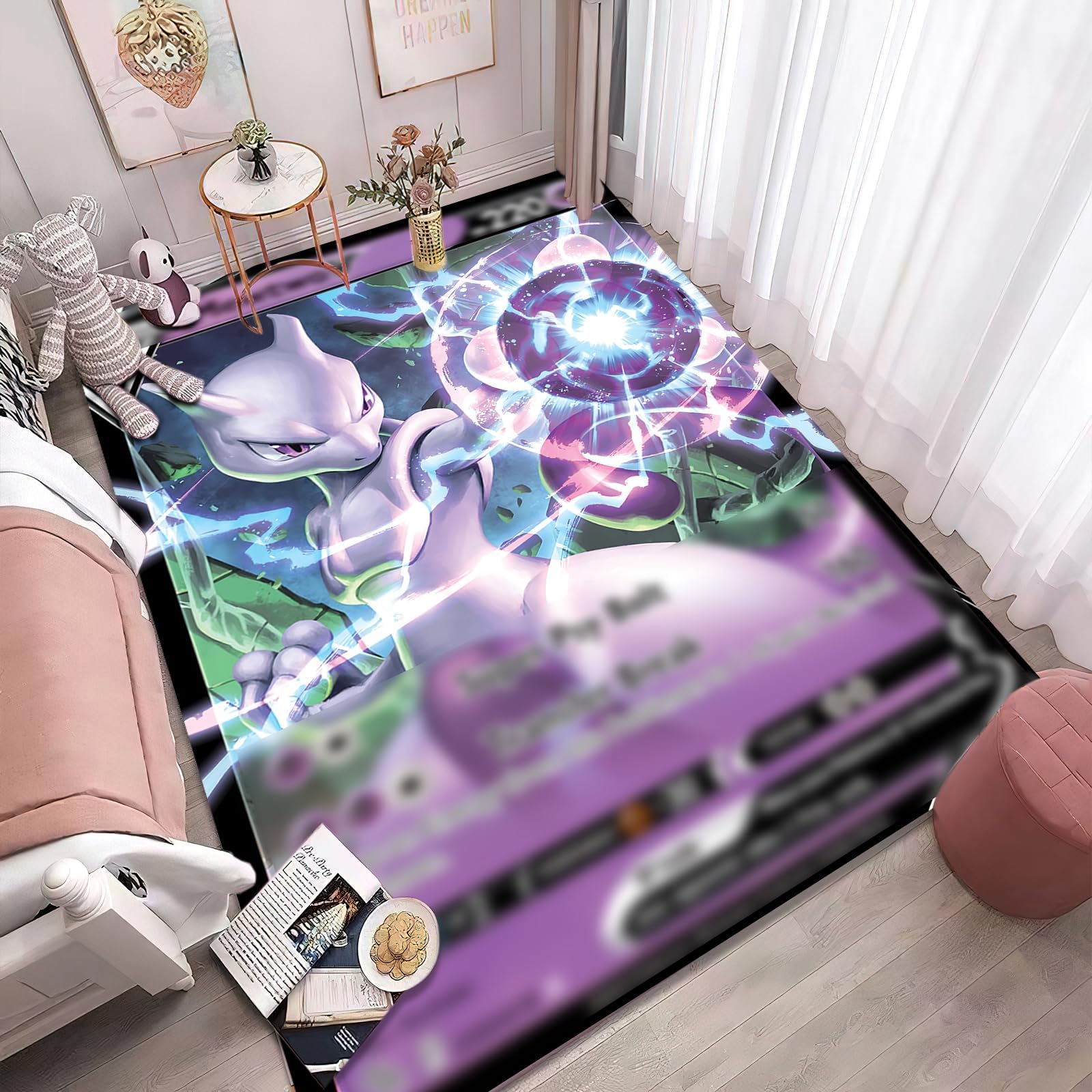 Anime Gaming Rug Anime Carpet Game Kids Rugs for Bedroom