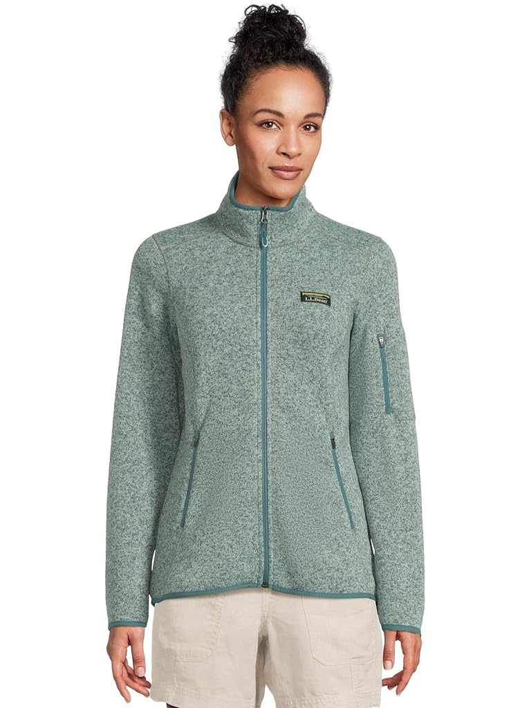 Blue L.L.Bean Bean's Sweater Fleece Full Zip Jacket