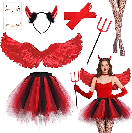 Déguisement Ange, Démon, Diablesse, Diable Accessoires Ange Diable