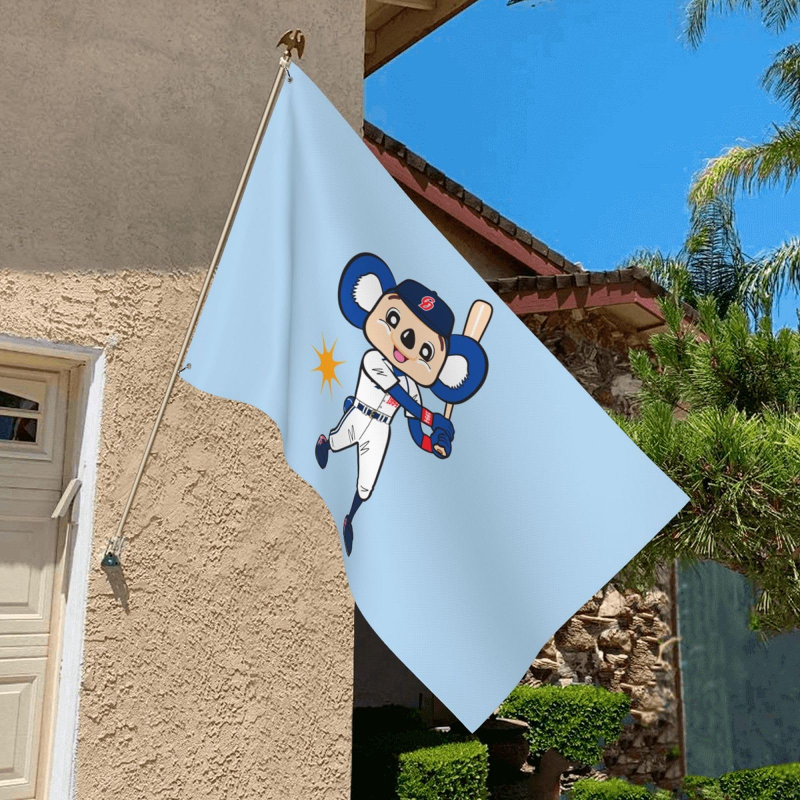 Amazon.co.jp: 旗 中日ドラゴンズ マスコット ドアラ 応援 野球の旗