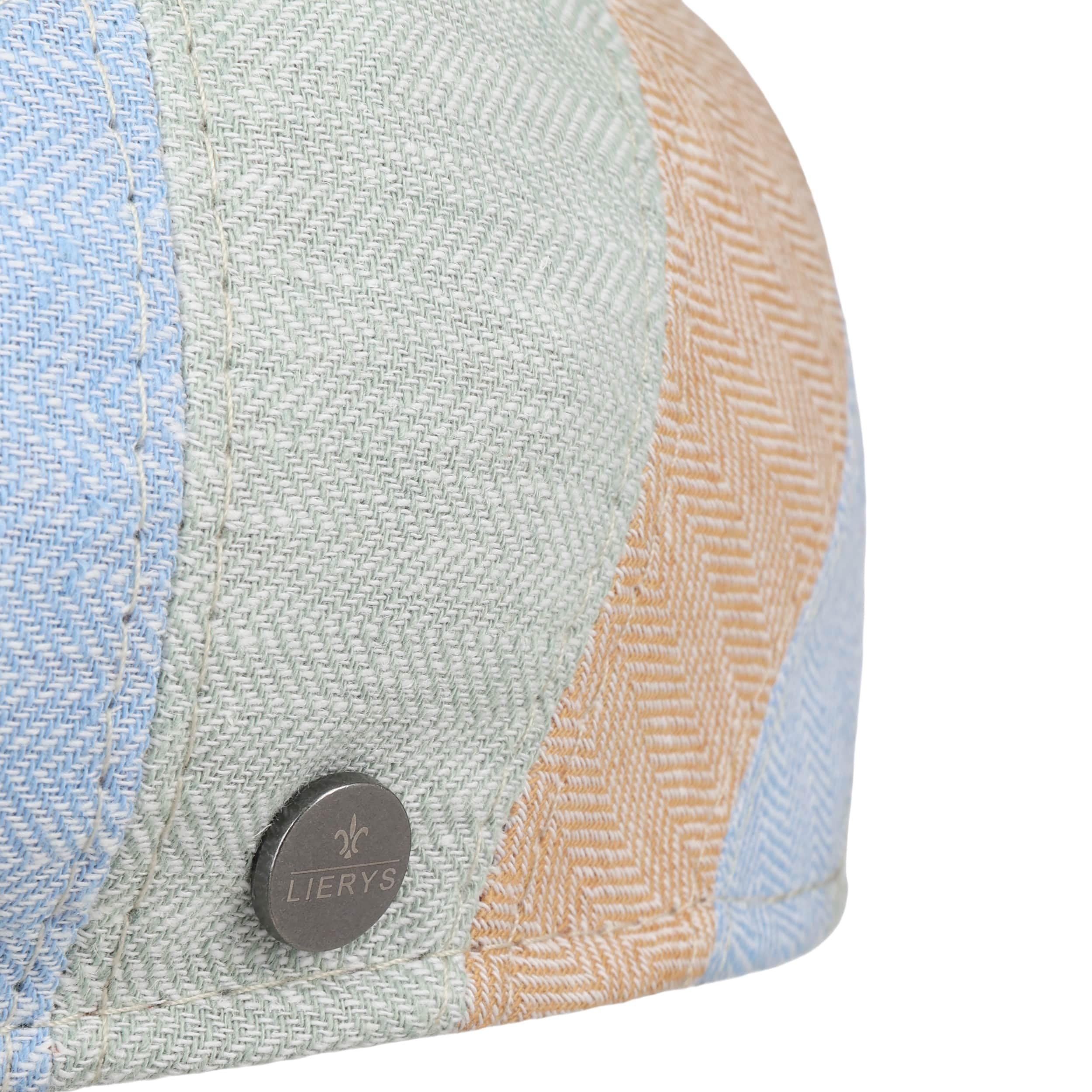 LIERYS Armadillo Schirmmütze Fischgrat Mehrfarbig Made in Italy Herren Frühling Sommer