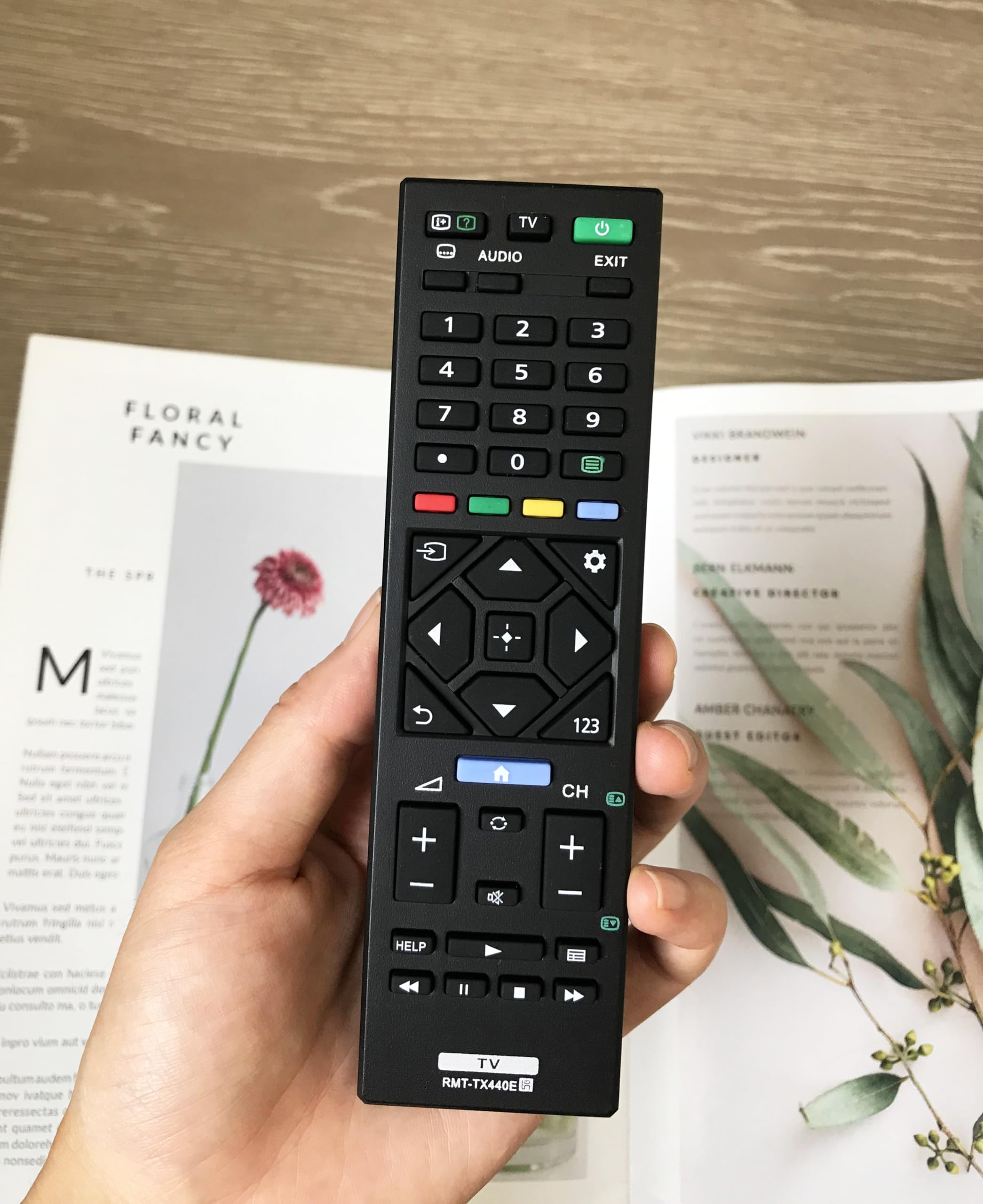RMT-TX440E Remote for Control Sony TV Replace SONY リモコン New