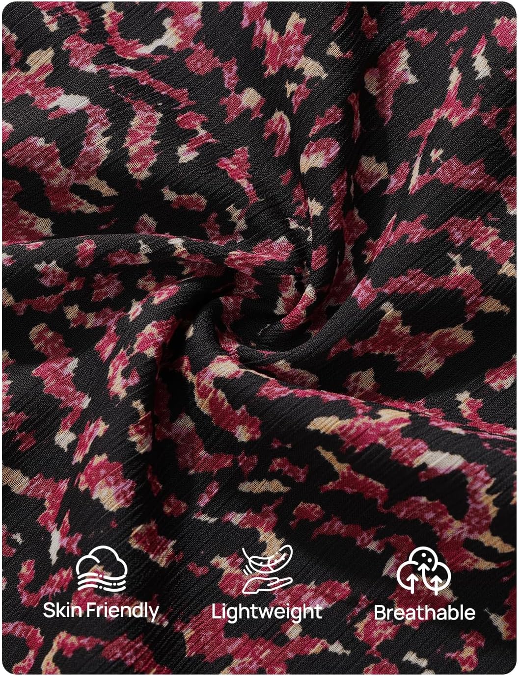 ZESICA Women's Floral Print Blouse 2026 Long Sleeve Button Down Casual Fall Boho Oversized Tops Shirts - Image 6