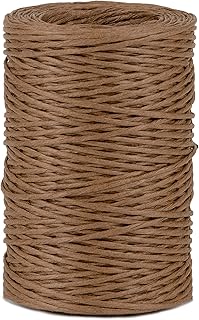 La Cordeline CJN25C Roll 150G Papier+Fil DE Fer Ø1.8MM ±100M Mixte Adulte, Marron (Châtaigne), Taille Unique