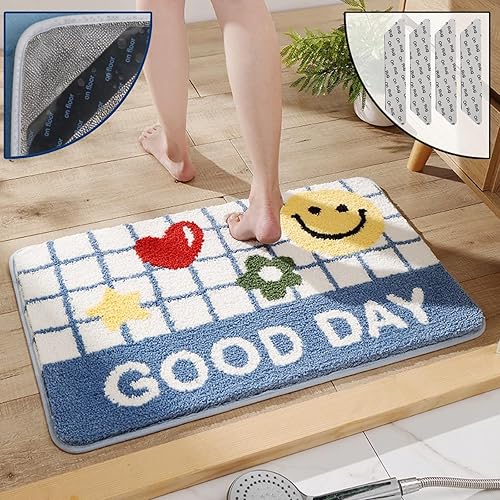 Alfombras de baño de lujo, de 0.78 pulgadas de grosor, extra suaves, absorbentes, no se desprende, se lavan a máquina, alfombra de felpa lanuda