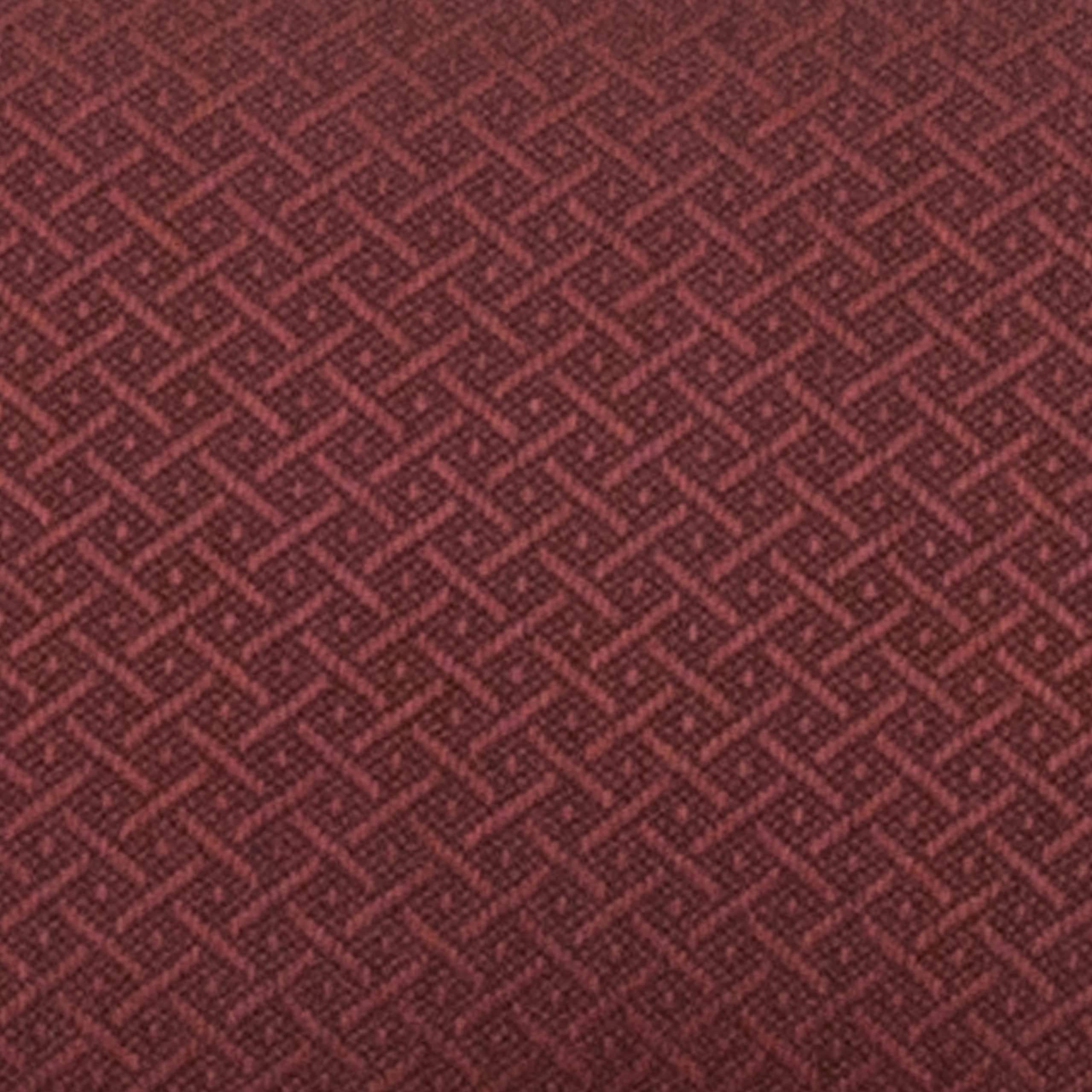 Flash Furniture Hercules Series Chaise Pliante incurvée à Triple Renfort et Double charnière en Tissu à Motif Bordeaux