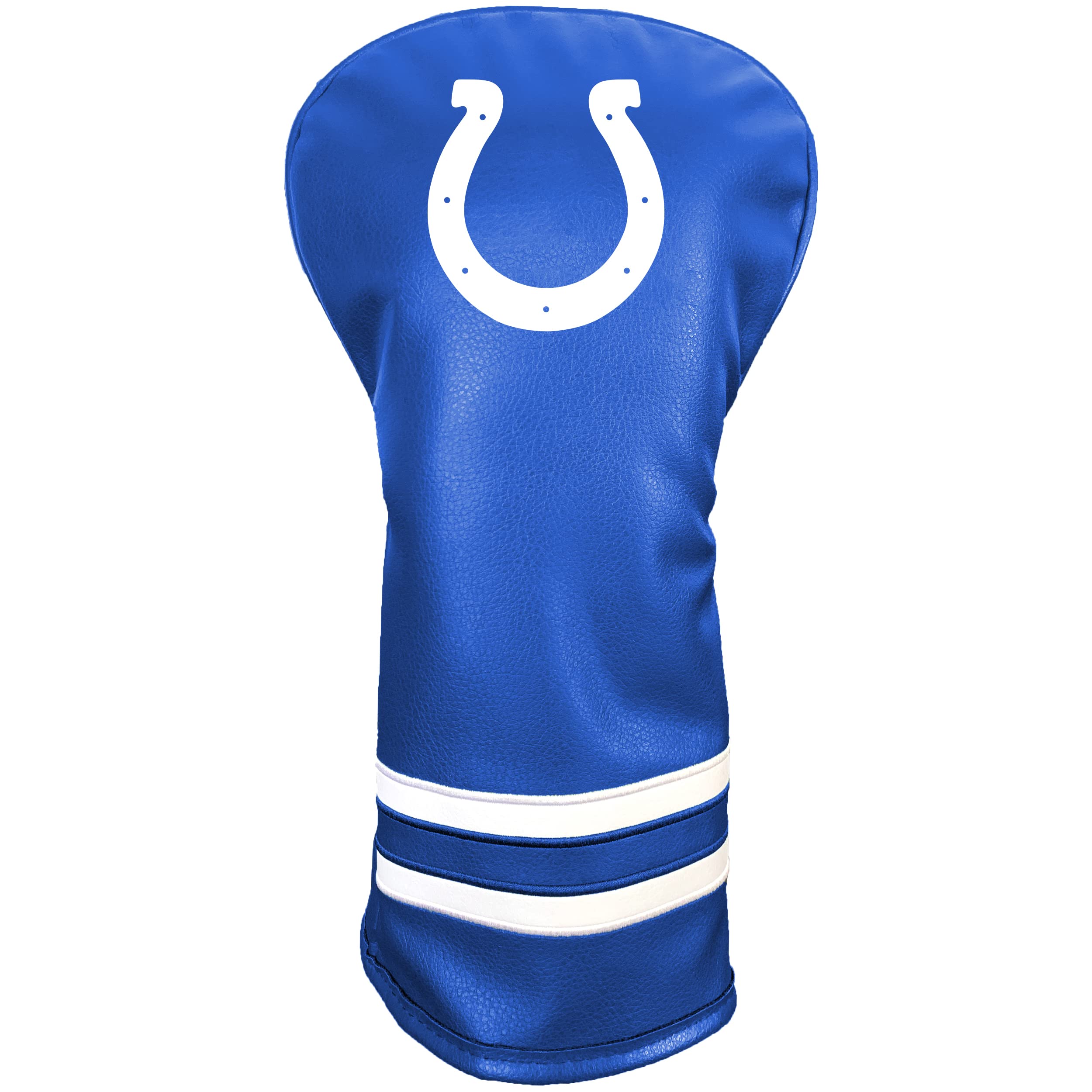 Team Golf NFL Indianapolis Colts Vintage Driver Headcover - Printed Team Golf NFL Vintage Driver Golf Club Headcover, Form Fitting Design, Retro Design with Fleece Lining for Extra Club Protection