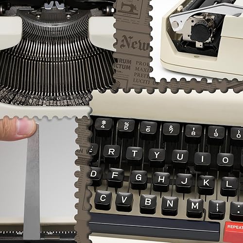 Miniatura 5 de Selección de coleccionista vintage Máquina de escribir manual vintage (modelo estándar restaurada individualmente) - Arte retroGuía mecánica para