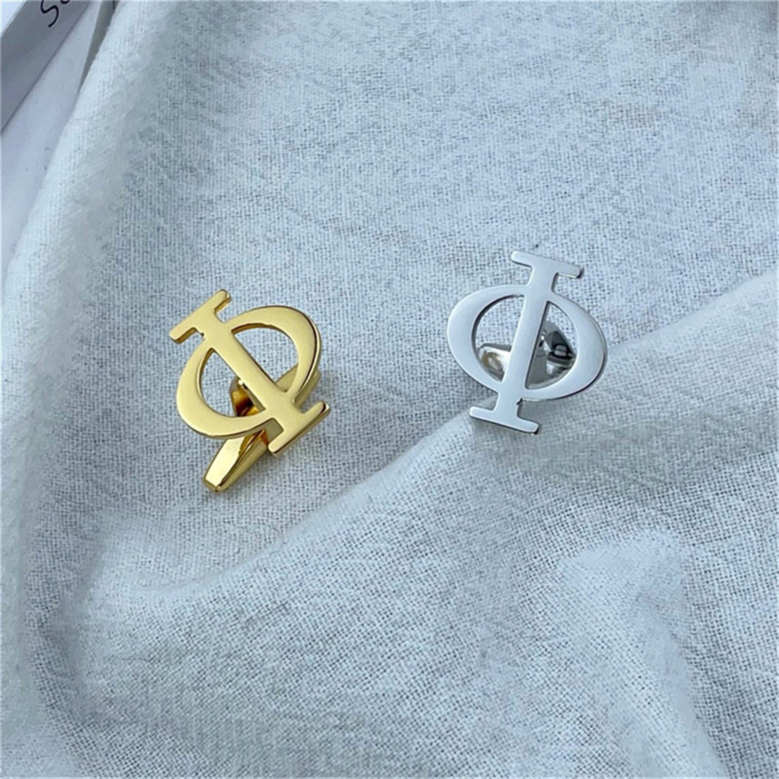 Anzug Manschettenknöpfe Gold Manschettenknöpfe für Herren Edelstahl Schwarz Manschettenknöpfe Business Hochzeit Anzug Hemd Silber Herrenschmuck (Metallfarbe : Gold)