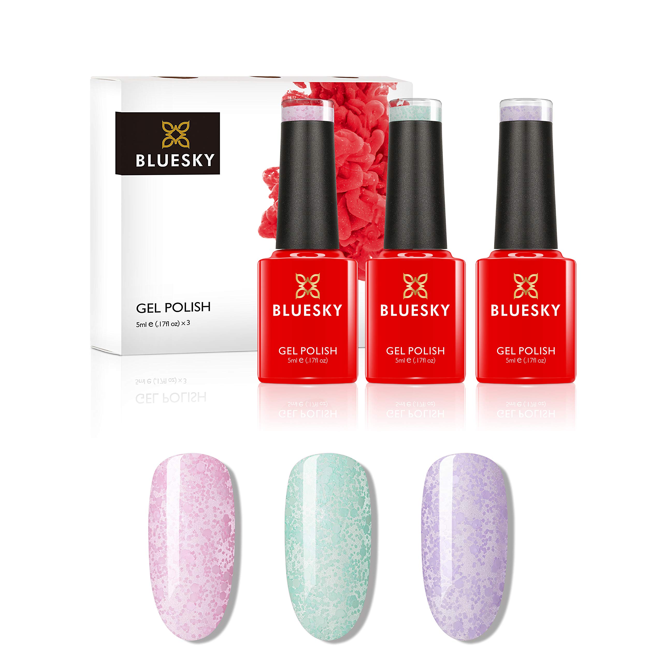 Buy Bluesky Christmas Gel Nail Polish Set, Snow Angel G5SN04, Go