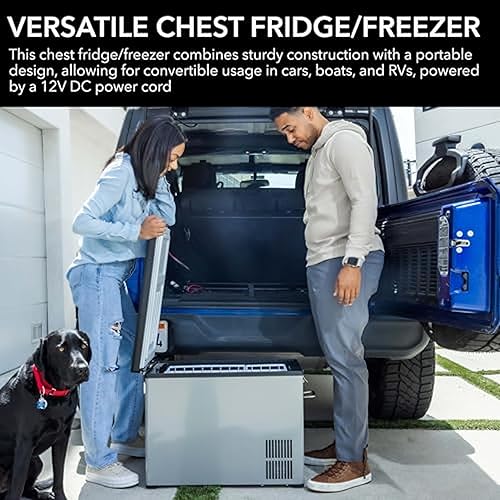 Miniatura 9 de Whynter FM-452SG - Refrigerador portátil Slimfit de 45 cuartos de galón CA 110 V CC 12 V congelador verdadero para automóvil hogar campamento