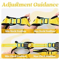 Vista 81 de rabbitgoo Arnés y correa para caminar, a prueba de escapes, chaleco suave y ajustable para gatos, fácil de controlar, transpirable, tiras