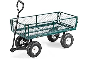 GOPLUS Steel Garden Wagon