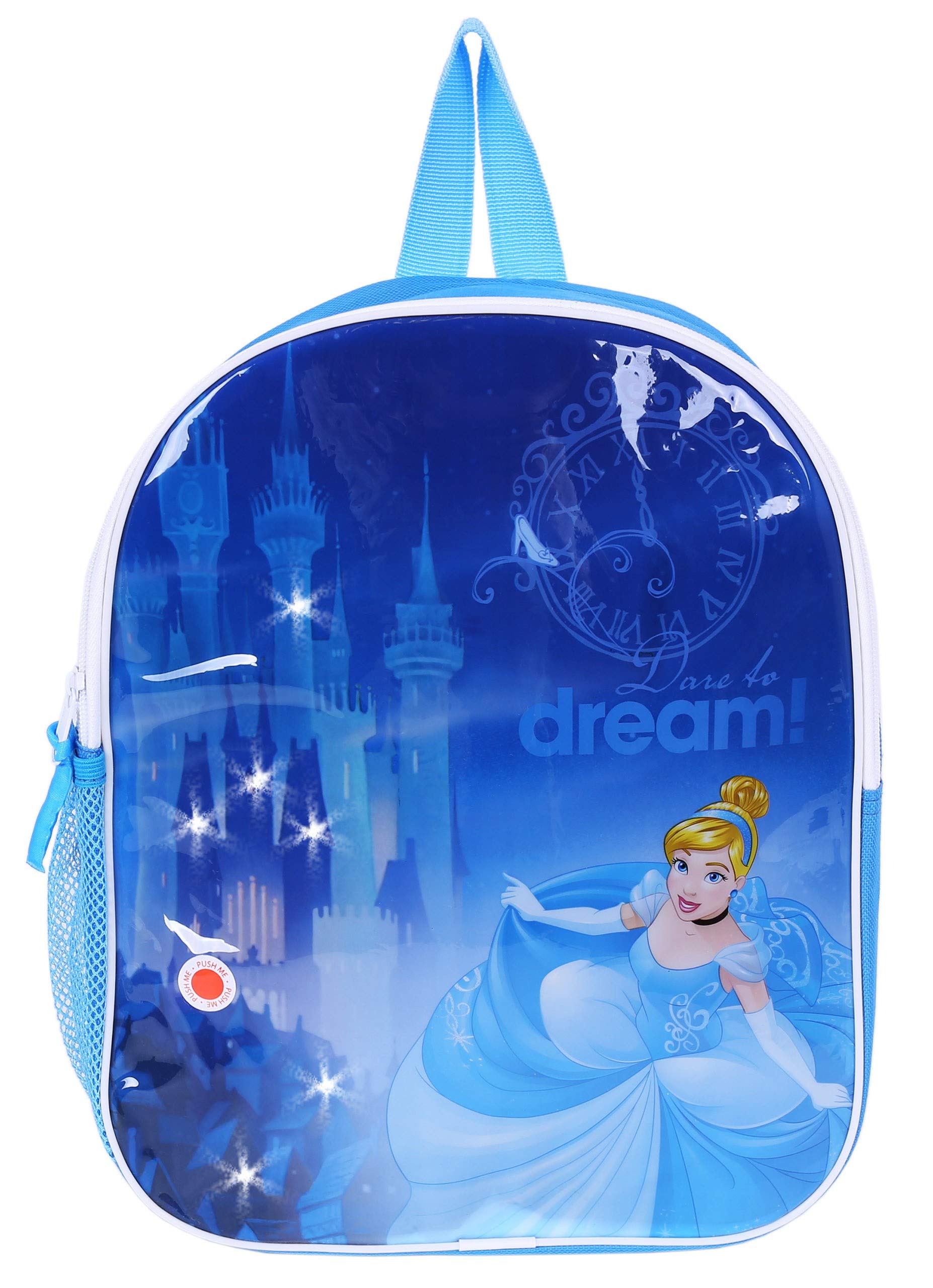 sarcia.euPrincess Disney Cinderella Kindergarten Backpack/Baggage, Small, Blue, Lights