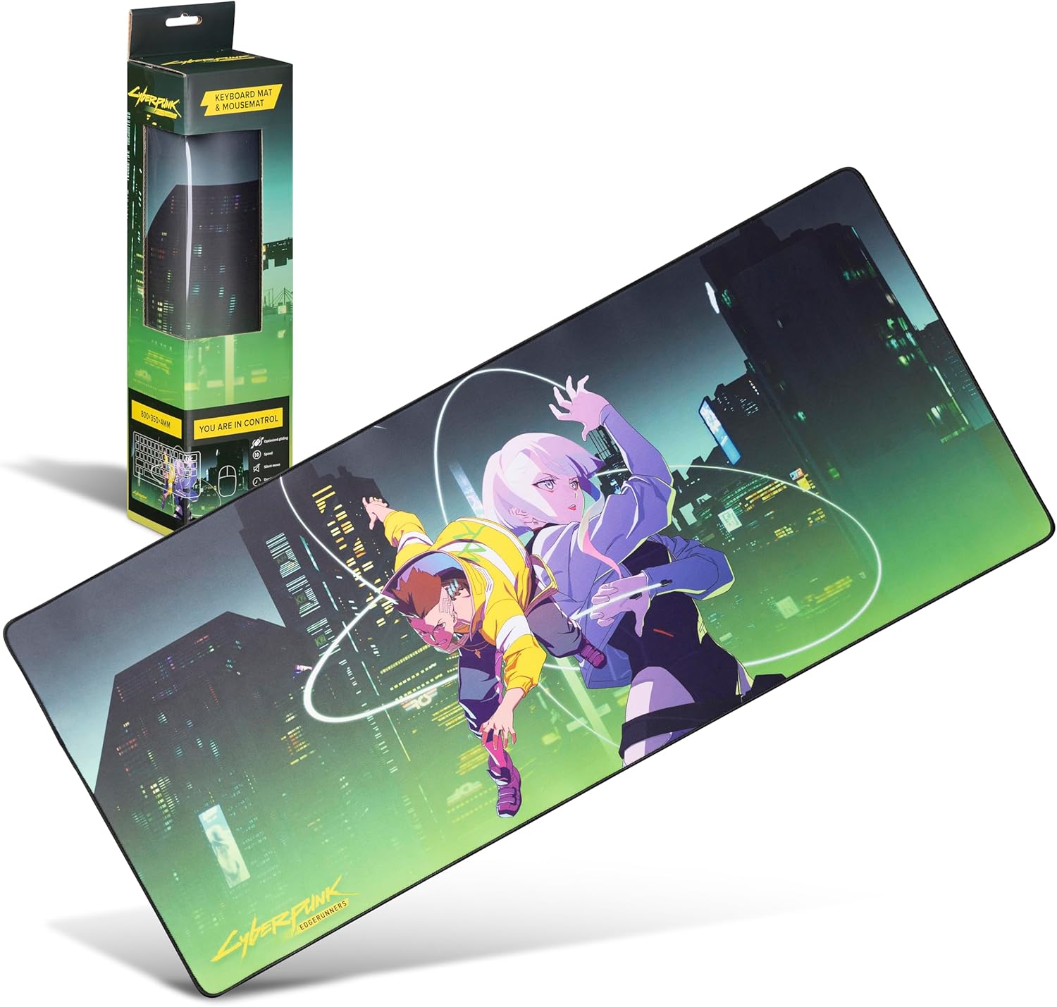 Cyberpunk: Edgerunners XXL Tapis de Souris Keyart