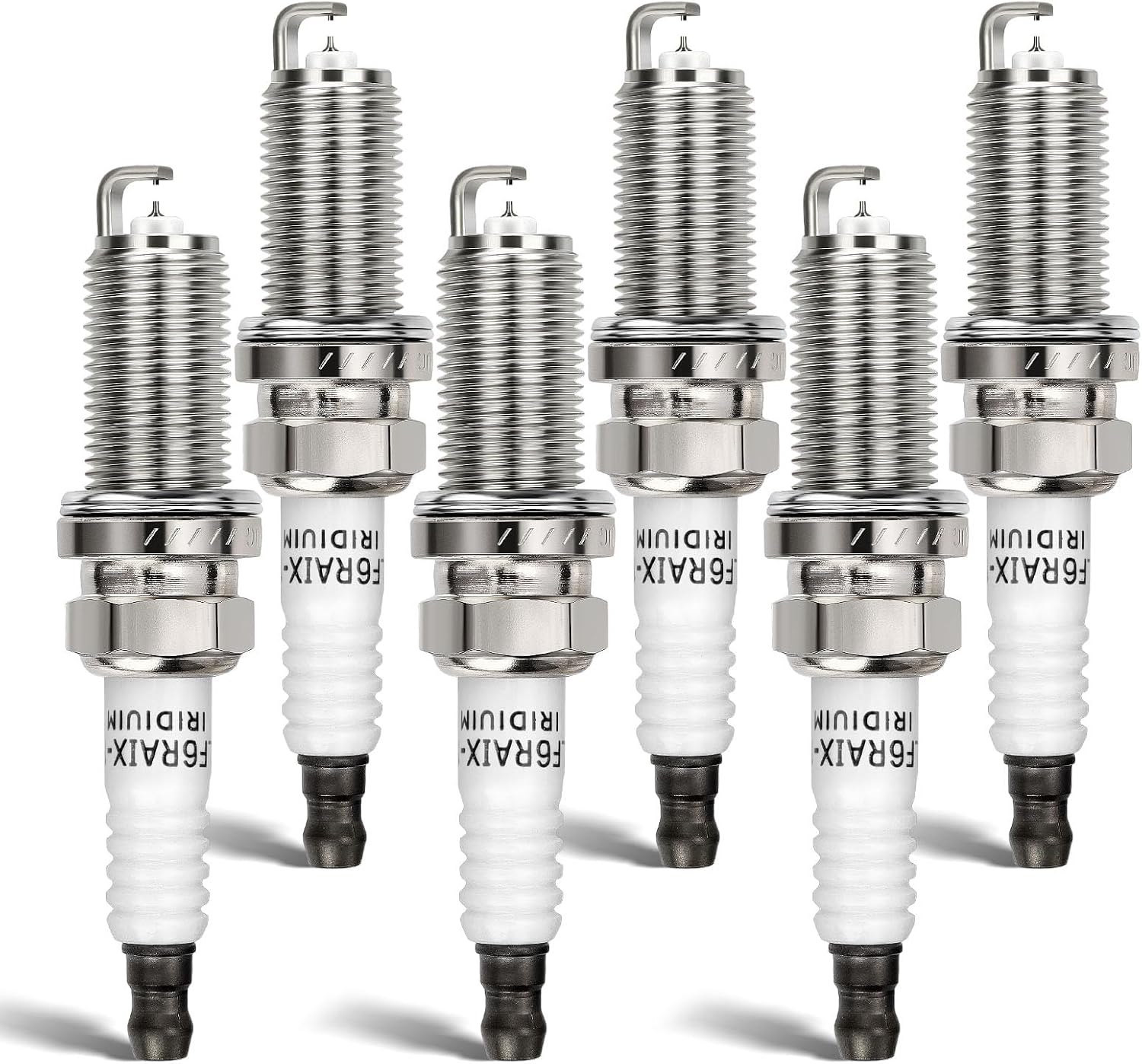 6619 Double Iridium Spark Plug Compatible with BMW Mercedes-Benz Lexus Toyota Saab Subaru Suzuki Volvo Replaces# LFR6AIX-11