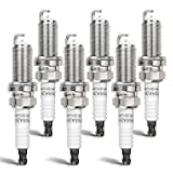 6619 Double Iridium Spark Plug Compatible with BMW Mercedes-Benz Lexus Toyota Saab Subaru Suzuki Volvo Replaces# LFR6AIX-11