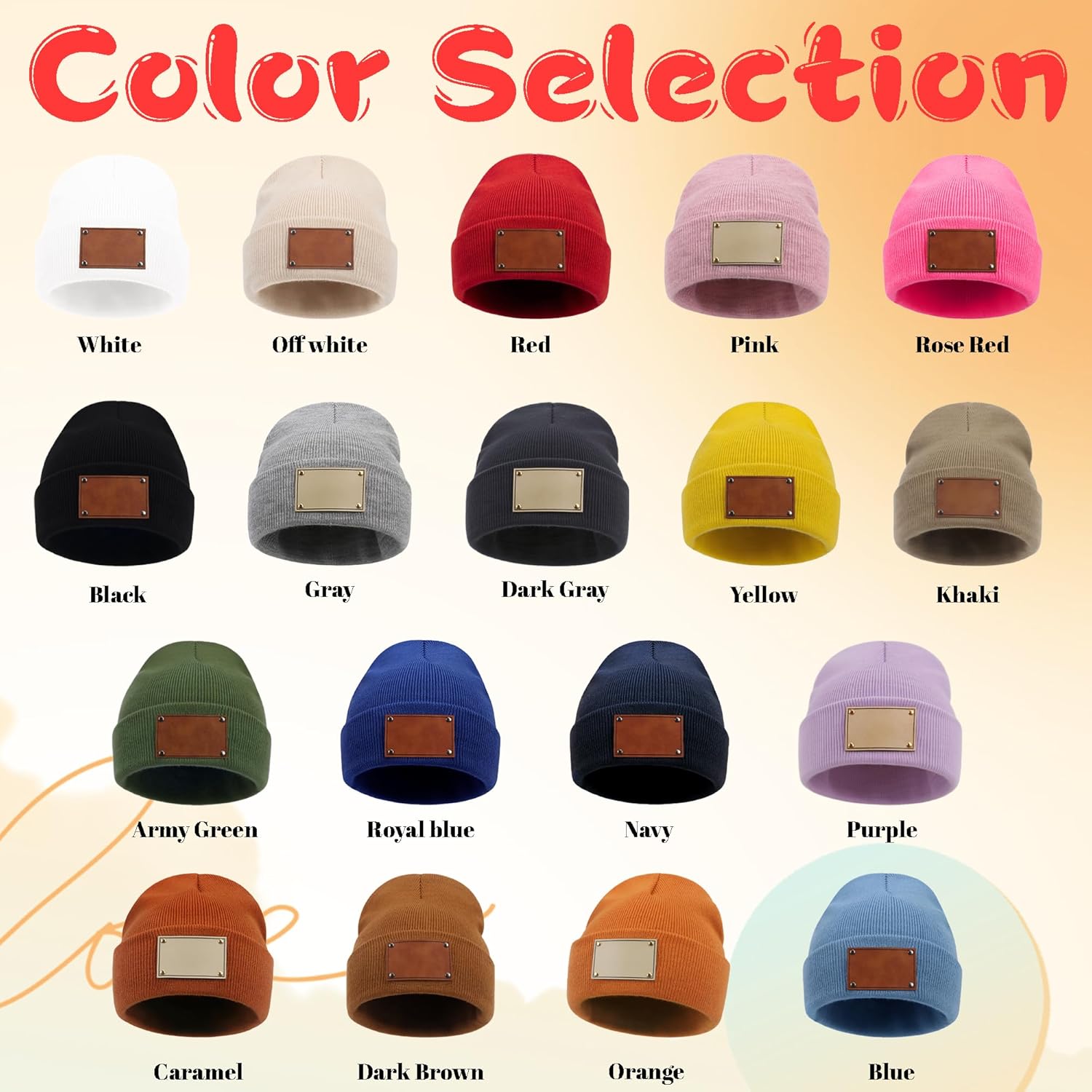 Custom Baby Beanie Hats for Kids,Personalized Toddler Beanies Winter Hat with Name for Baby Boys Girls,Snow Play Knit Warm Beanies Kids,Birthday, Christmas,Newborn - Image 6