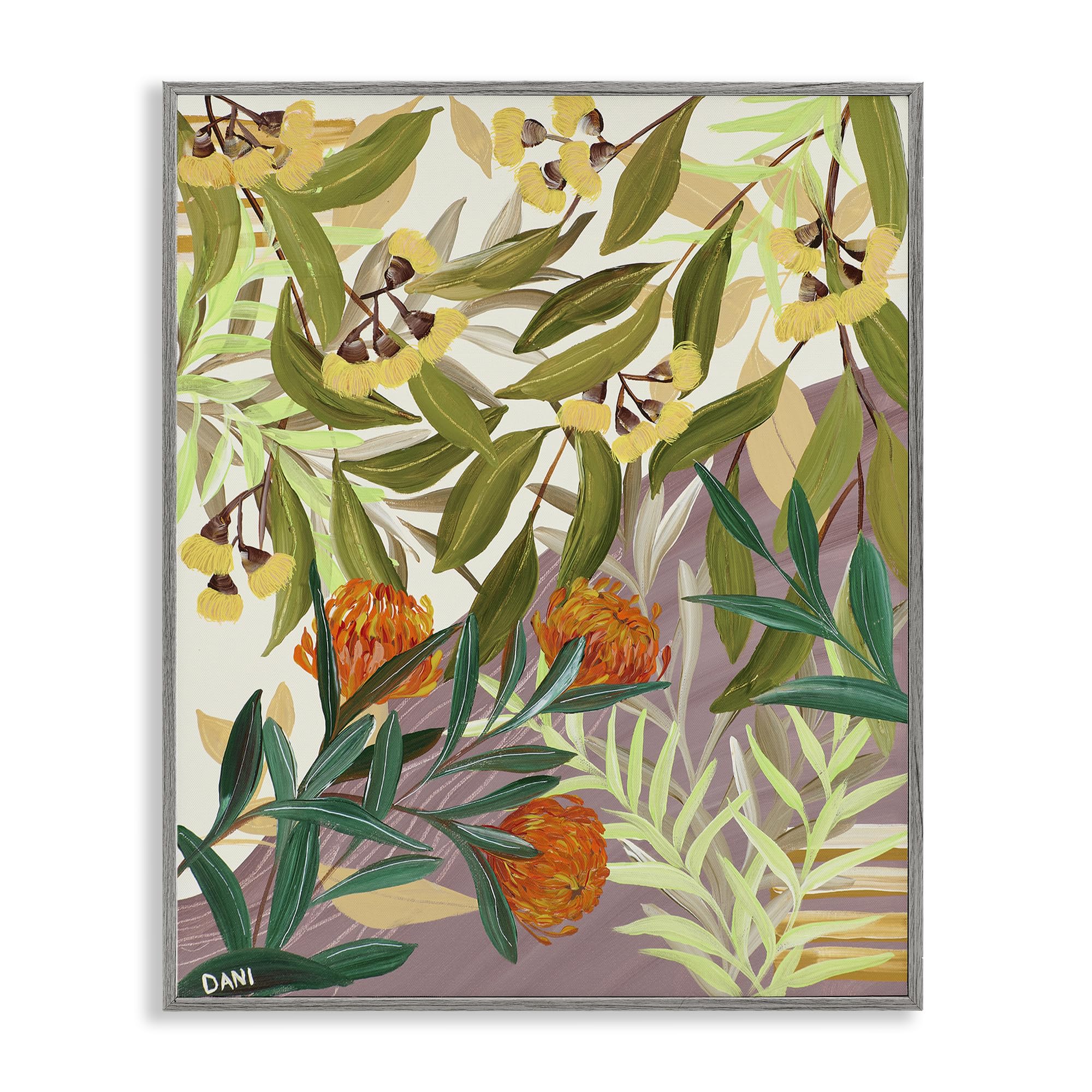 'Walk With Me Florals'| Framed Giclee Art