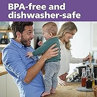 Vista 7 de Philips AVENT Cepillo para biberón y tetina de bebé, gris, SCF145/18