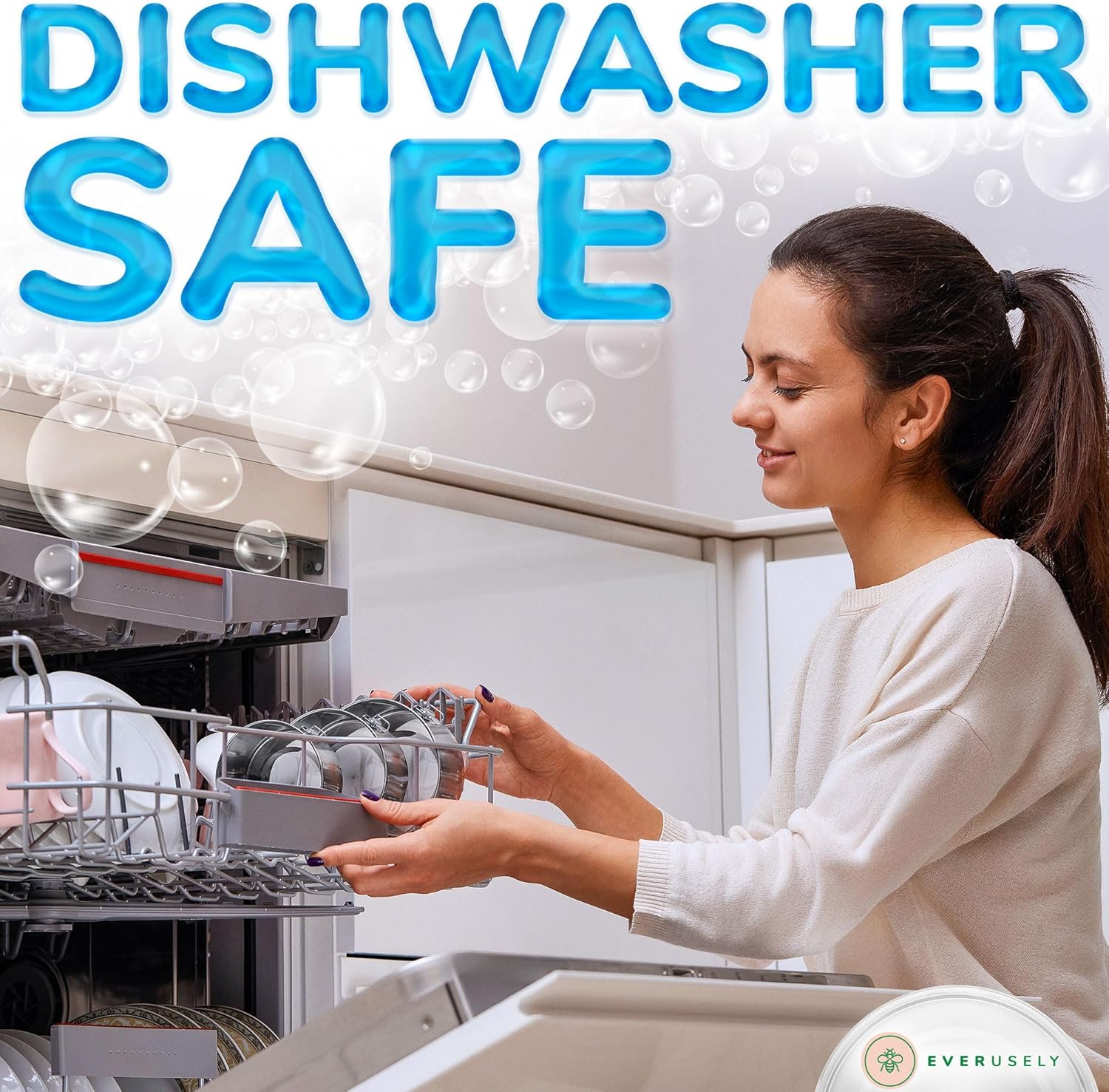 Stainless Steel Food Storage Container with Lid - 60 oz / 1.8 L - Metal Lunch Box + Meal Prep Tin with Food Safe Leakproof Seal - Stackable Pantry Snack Organizer - Reusable Travel Lunch Container - Image 5