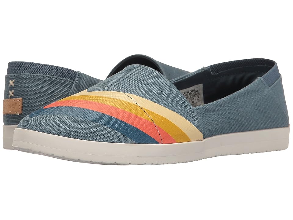 

Reef Rose Print (Blue) Women's Slip on Shoes
