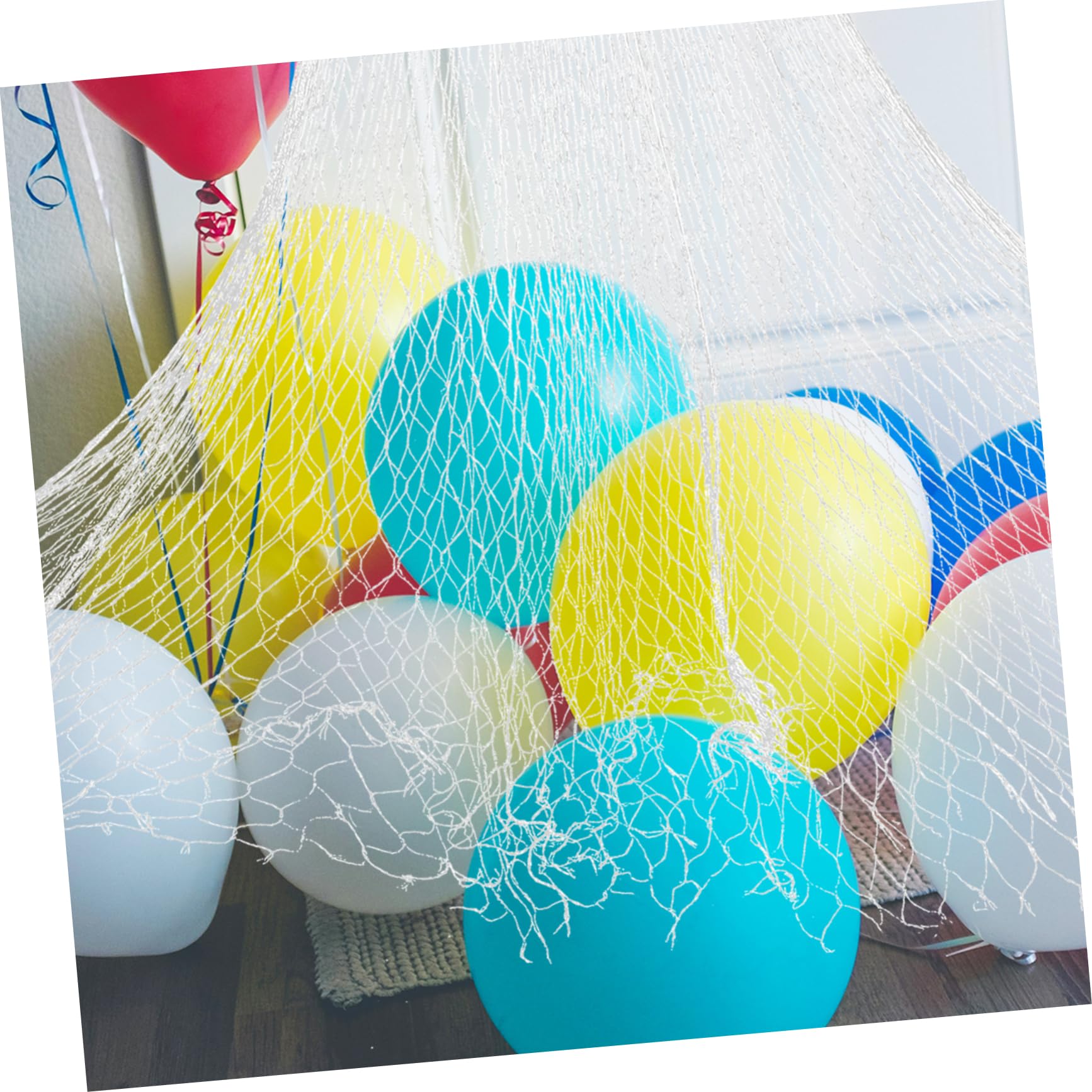 Kunststoff Ballonfangnetz 500 Weiß Stück für Ballonfreigabe
