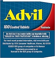 Vista 13 de Advil Analgésico y reductor de fiebre, medicamento para aliviar el dolor con ibuprofeno 200 mg para dolor de cabeza, dolor de espalda, dolor